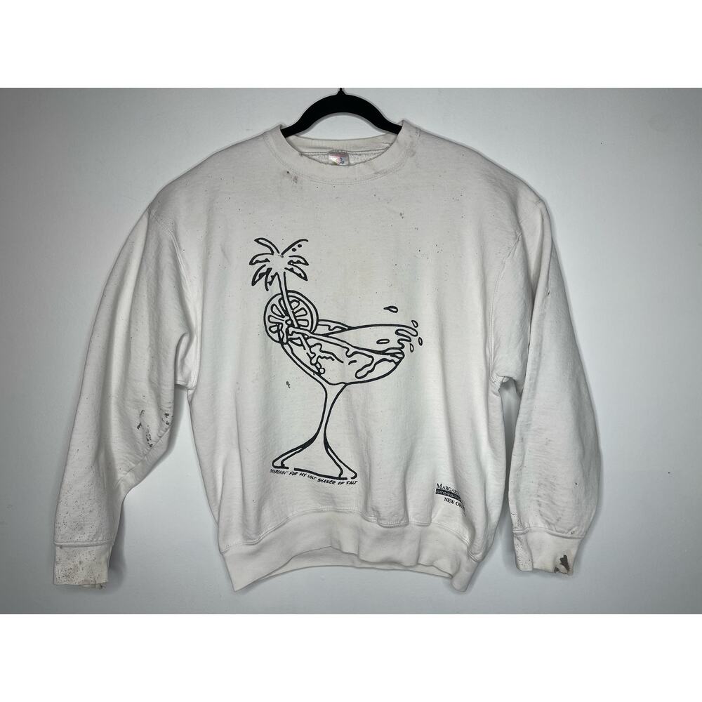 VTG 90s Jimmy Buffetts Margaritaville Lost Shaker Of Salt Crewneck Adult Large